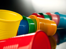 Vasos Cotill&oacute;n Colores Plastivas